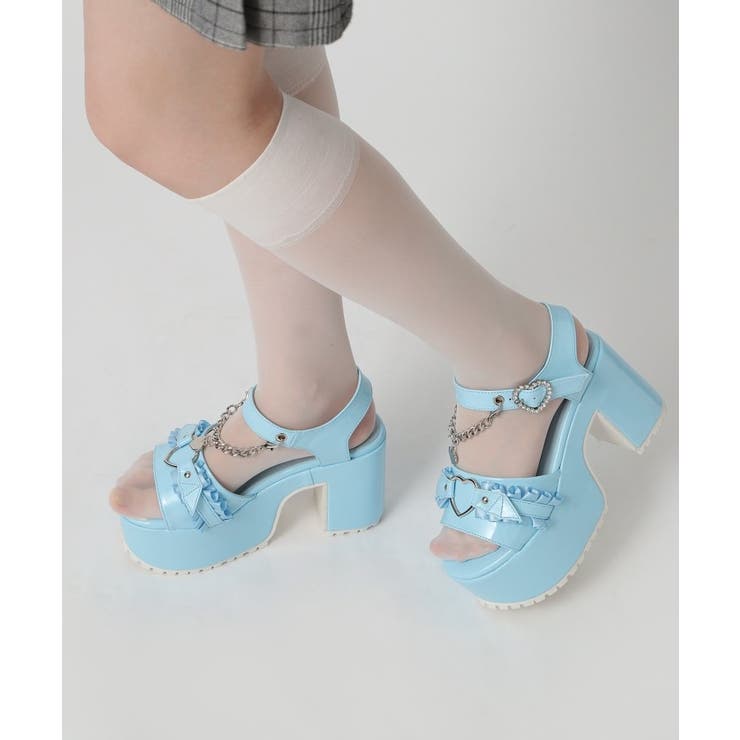 厚底羽つきハートサンダル 24SS | ESPERANZA | 詳細画像30 