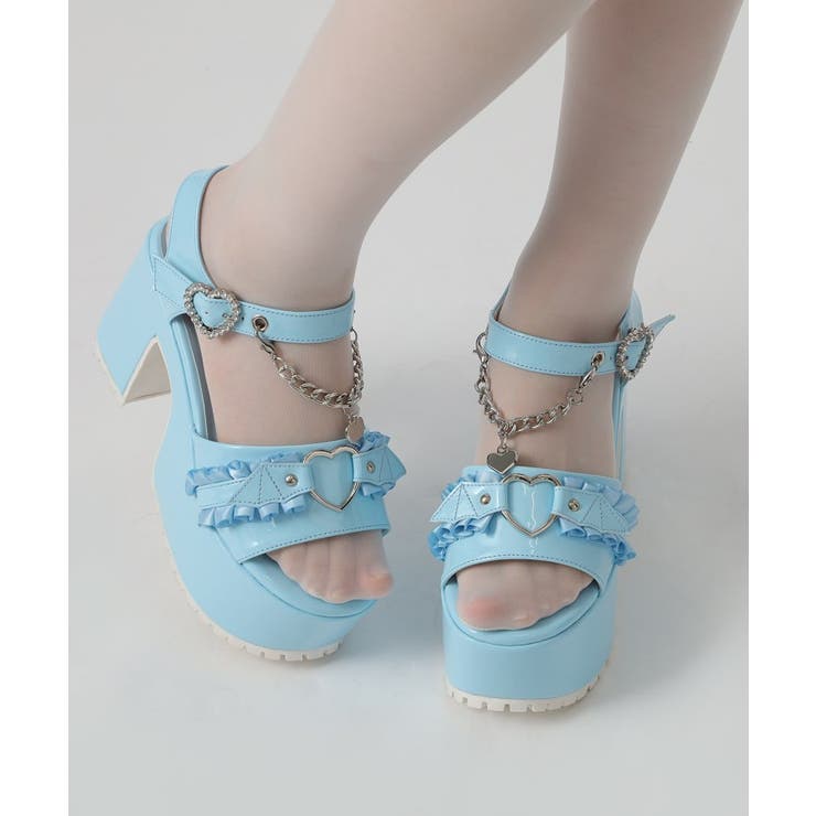 厚底羽つきハートサンダル 24SS | ESPERANZA | 詳細画像34 