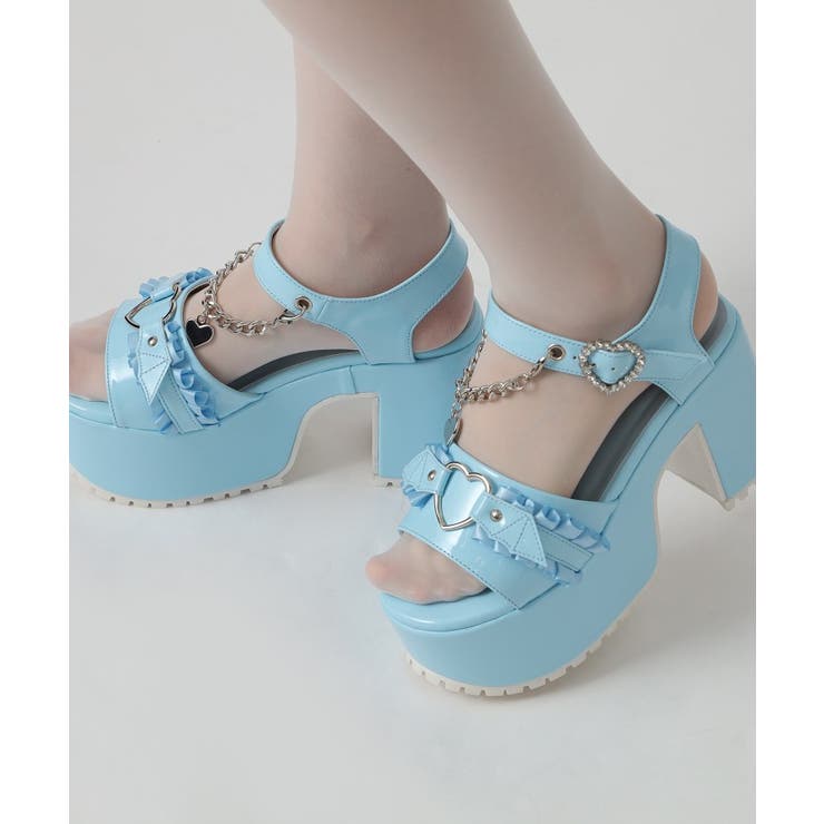 厚底羽つきハートサンダル 24SS | ESPERANZA | 詳細画像35 