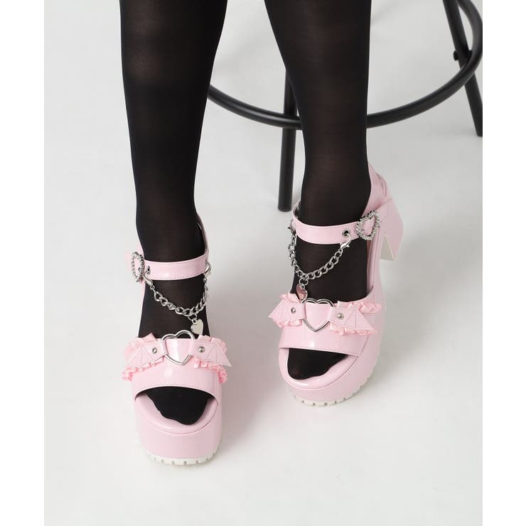 厚底羽つきハートサンダル 24SS | ESPERANZA | 詳細画像41 