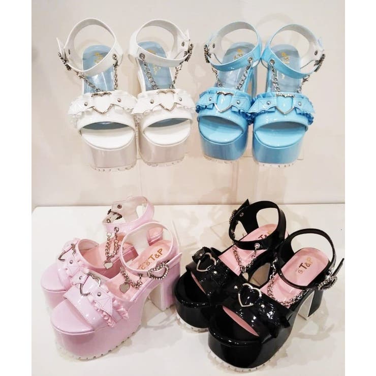 厚底羽つきハートサンダル 24SS | ESPERANZA | 詳細画像44 