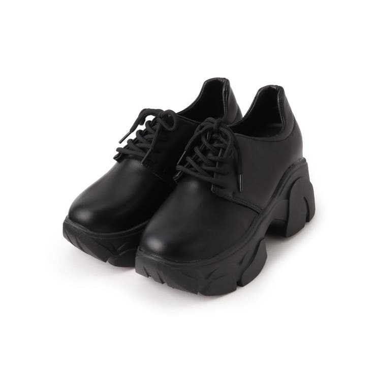 ブラック(019) | 厚底レースアップスニーカー 24SS | ESPERANZA