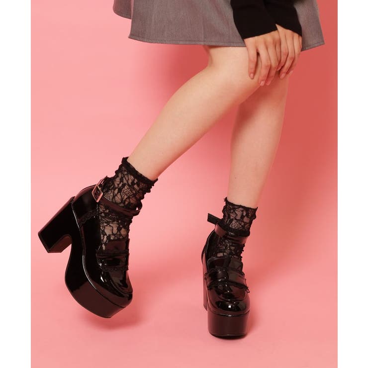 2WAYリボン付き厚底ローファー | ESPERANZA | 詳細画像19 