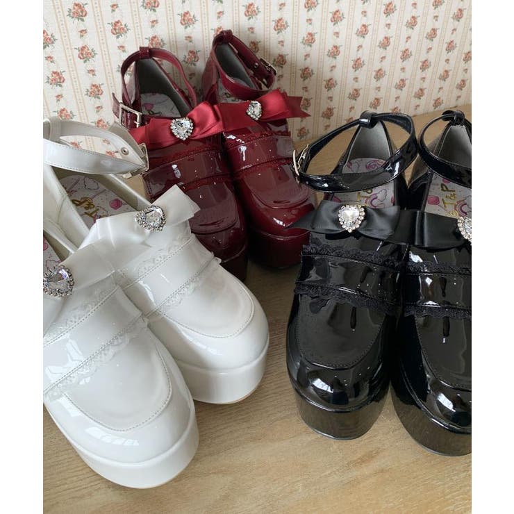 2WAYリボン付き厚底ローファー | ESPERANZA | 詳細画像4 