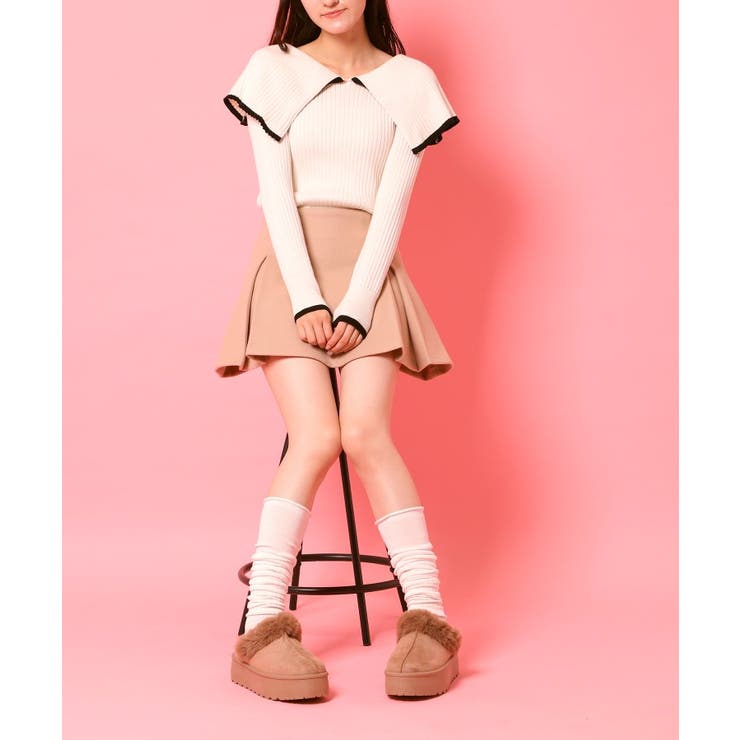 厚底サボフェイクムートン | ESPERANZA | 詳細画像3 