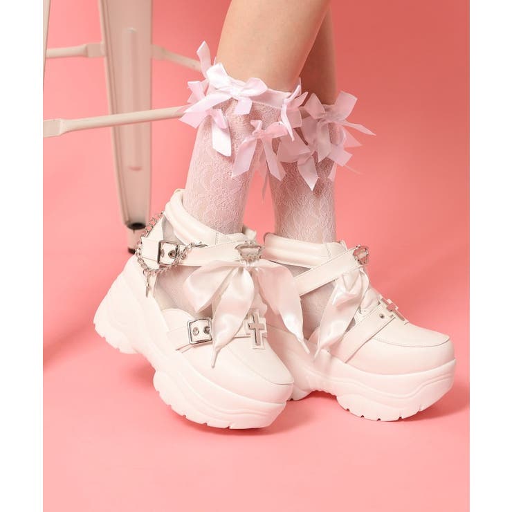 十字架チュールスニーカー | ESPERANZA | 詳細画像1 