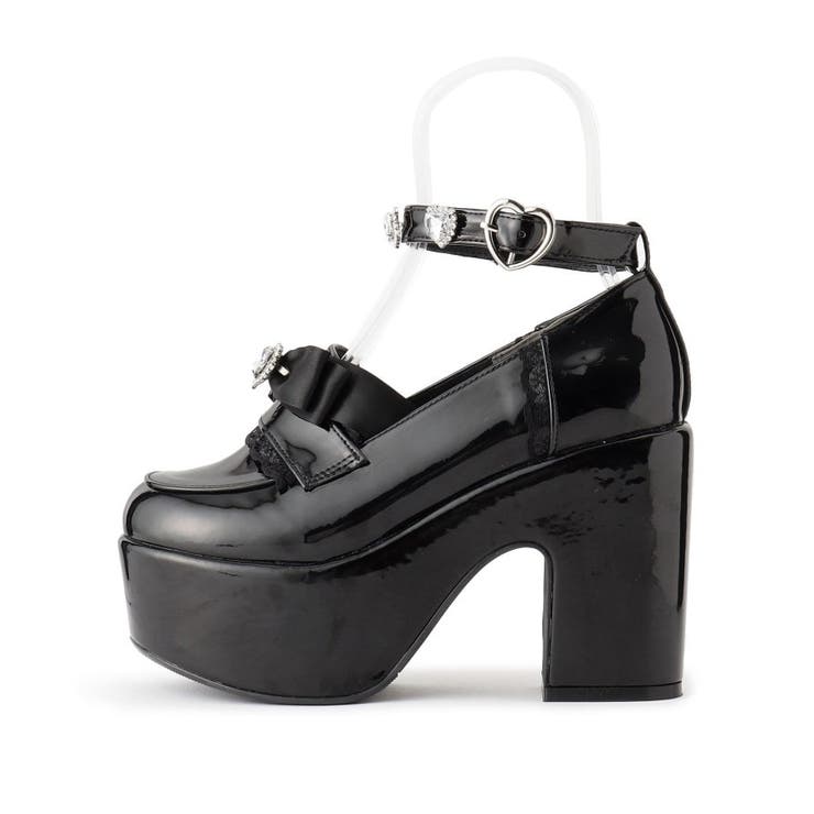 厚底リボン付き3WAYキラキラパンプス | ESPERANZA | 詳細画像4 