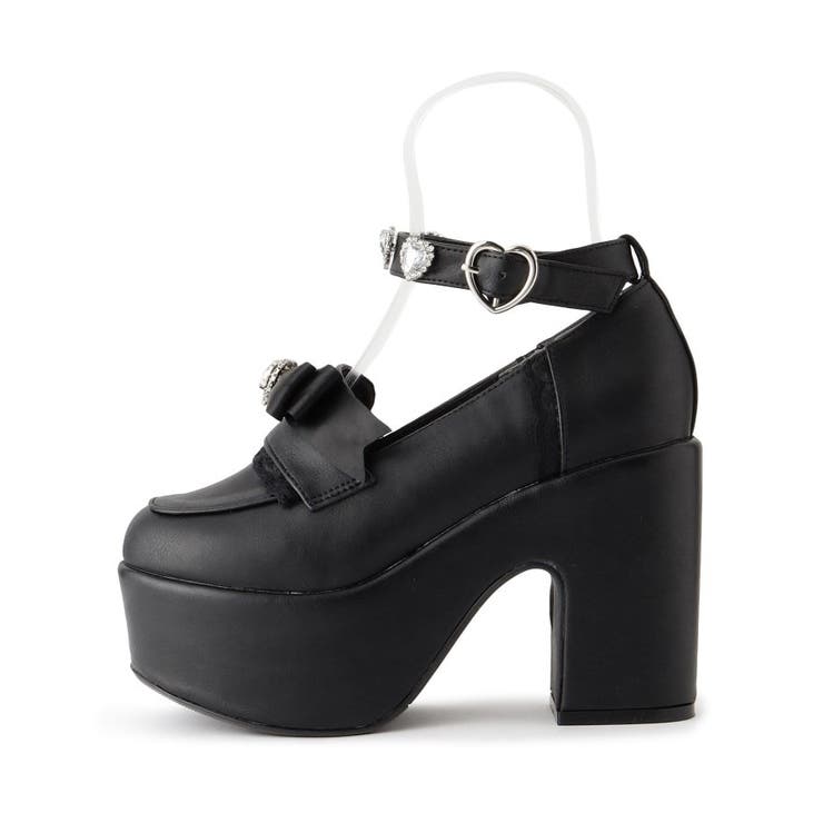 厚底リボン付き3WAYキラキラパンプス | ESPERANZA | 詳細画像6 