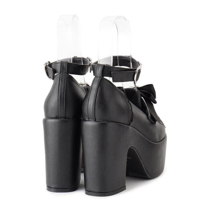 厚底リボン付き3WAYキラキラパンプス | ESPERANZA | 詳細画像7 