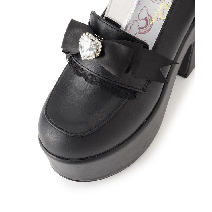 厚底リボン付き3WAYキラキラパンプス | ESPERANZA | 詳細画像10 