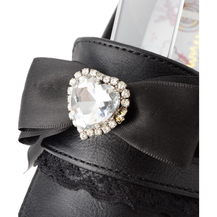 厚底リボン付き3WAYキラキラパンプス | ESPERANZA | 詳細画像12 