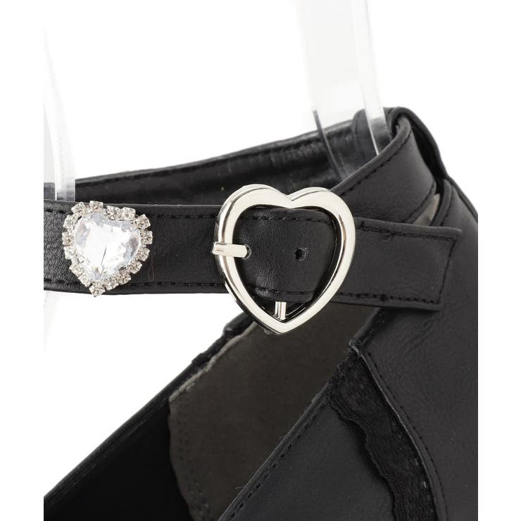 厚底リボン付き3WAYキラキラパンプス | ESPERANZA | 詳細画像13 