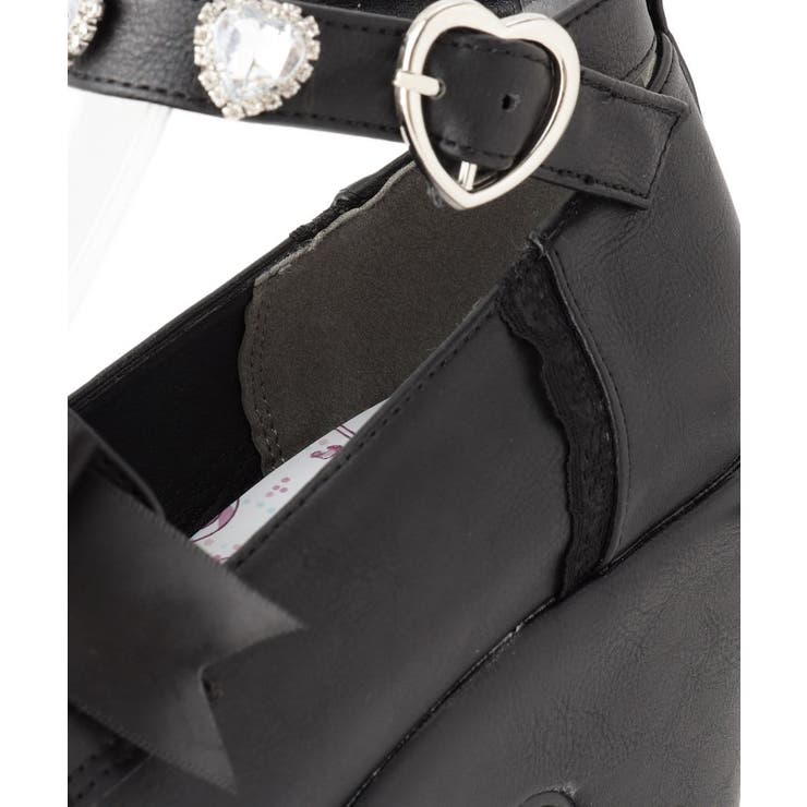 厚底リボン付き3WAYキラキラパンプス | ESPERANZA | 詳細画像14 