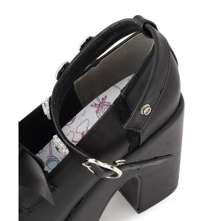 厚底リボン付き3WAYキラキラパンプス | ESPERANZA | 詳細画像15 