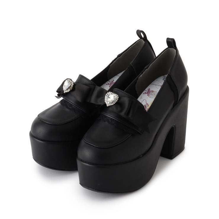 厚底リボン付き3WAYキラキラパンプス | ESPERANZA | 詳細画像19 