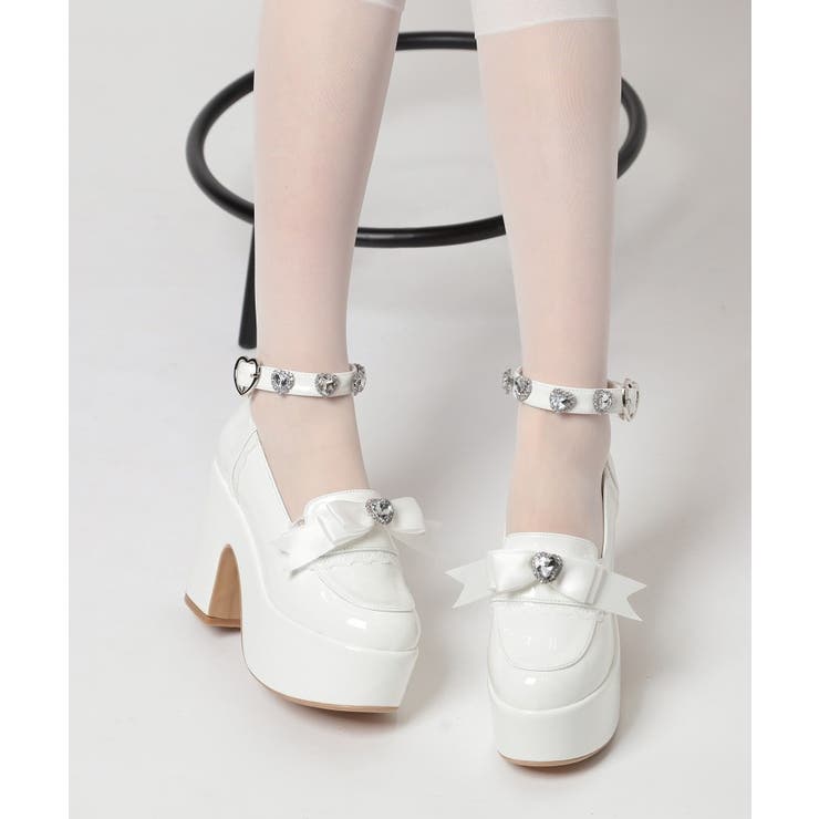 厚底リボン付き3WAYキラキラパンプス | ESPERANZA | 詳細画像23 