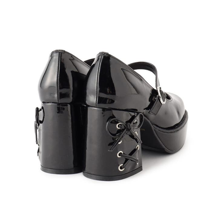 厚底ヒールレースアップパンプス | ESPERANZA | 詳細画像6 