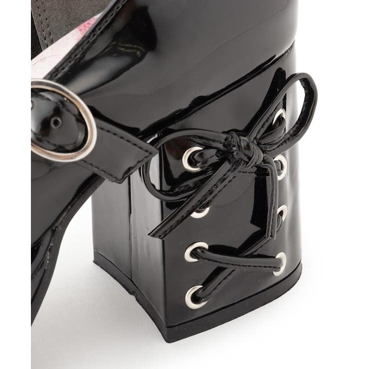 厚底ヒールレースアップパンプス | ESPERANZA | 詳細画像14 