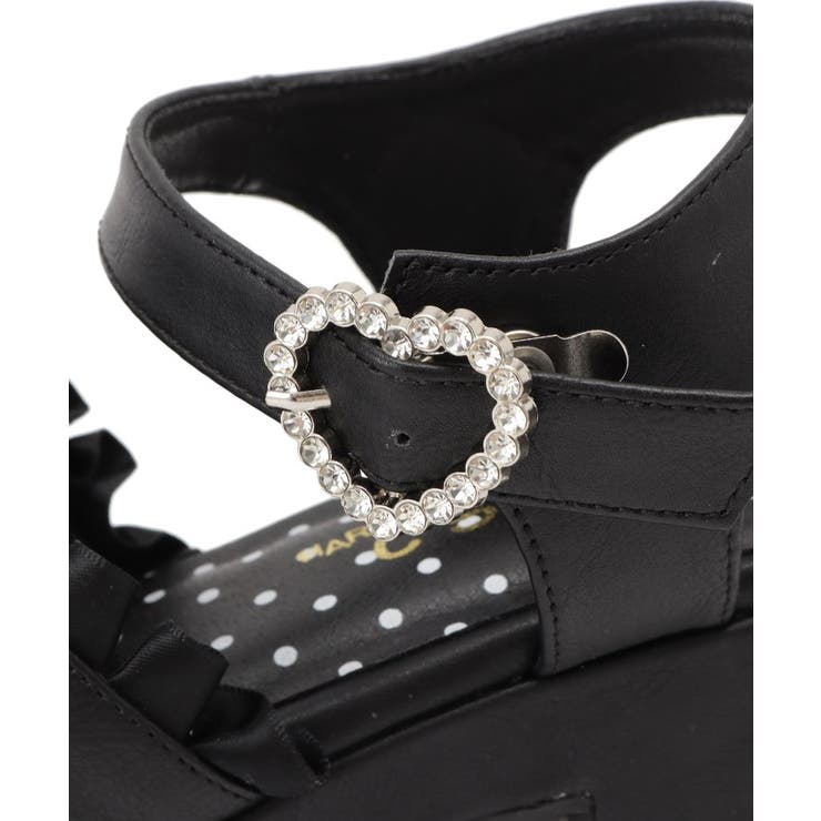 地雷系 厚底リボンレースアップサンダル | ESPERANZA | 詳細画像11 