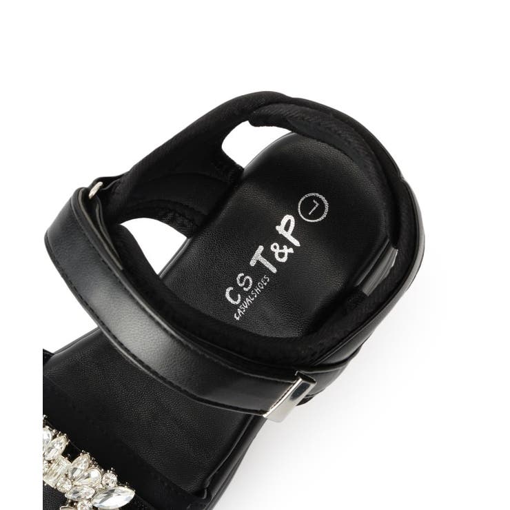 厚底ビジューバックルサンダル | ESPERANZA | 詳細画像10 