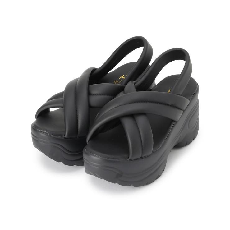 厚底クロスサンダル パデットサンダル | ESPERANZA | 詳細画像1 