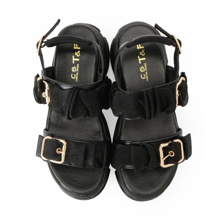 ギャザーダブルベルトサンダル | ESPERANZA | 詳細画像18 