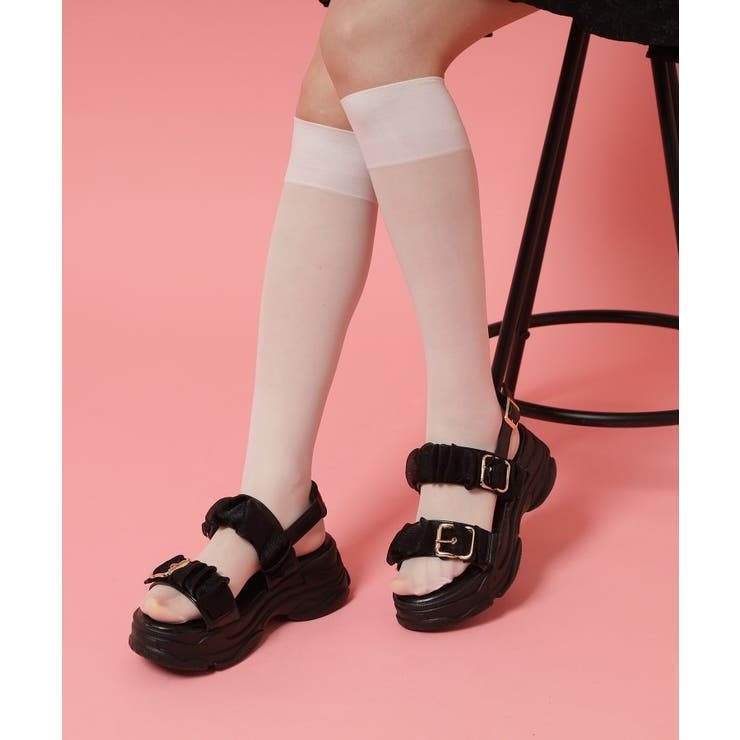 ギャザーダブルベルトサンダル | ESPERANZA | 詳細画像9 