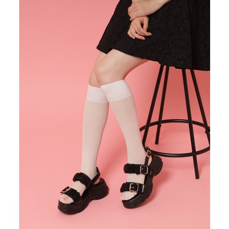 ギャザーダブルベルトサンダル | ESPERANZA | 詳細画像10 