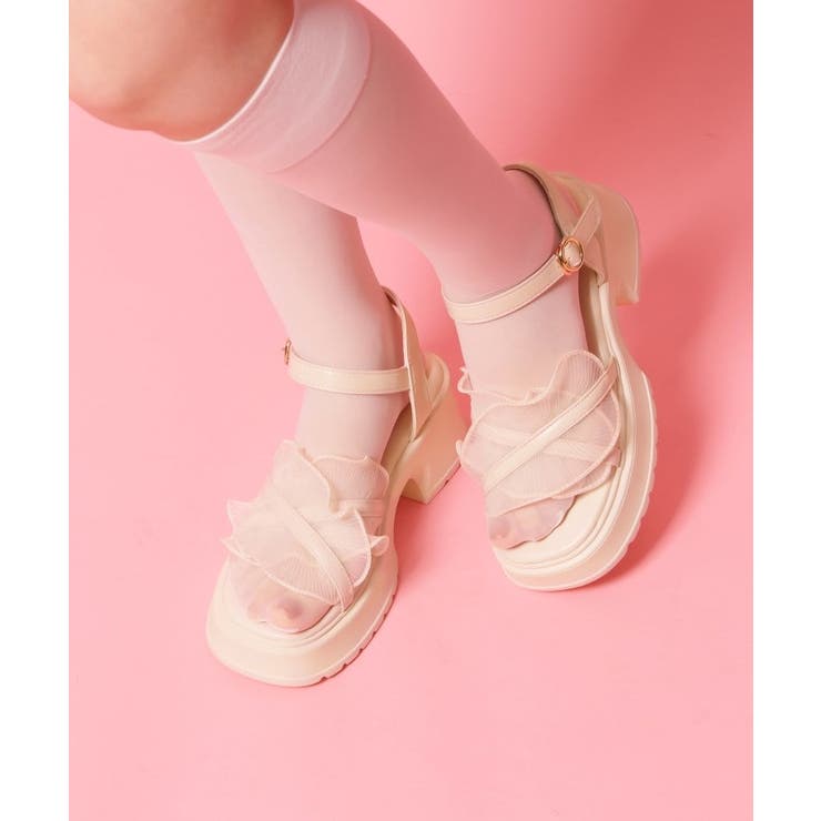 チュールフリルサンダル | ESPERANZA | 詳細画像11 