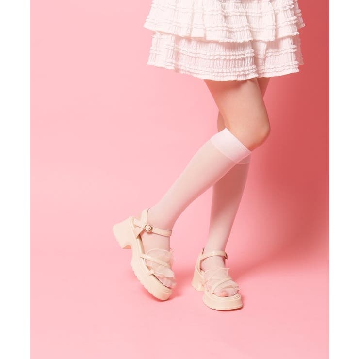 チュールフリルサンダル | ESPERANZA | 詳細画像12 