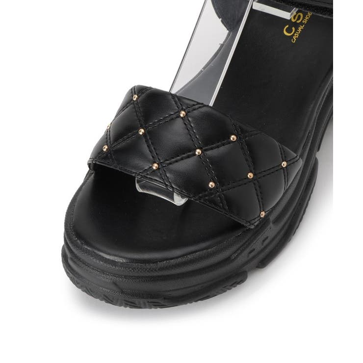 キルティング 面ファスナーストラップサンダル | ESPERANZA | 詳細画像6 