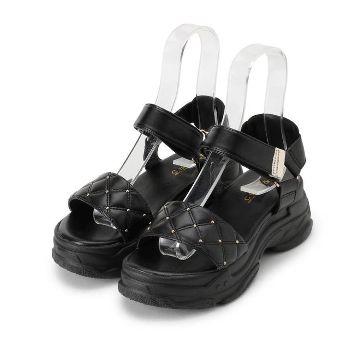 キルティング 面ファスナーストラップサンダル | ESPERANZA | 詳細画像11 