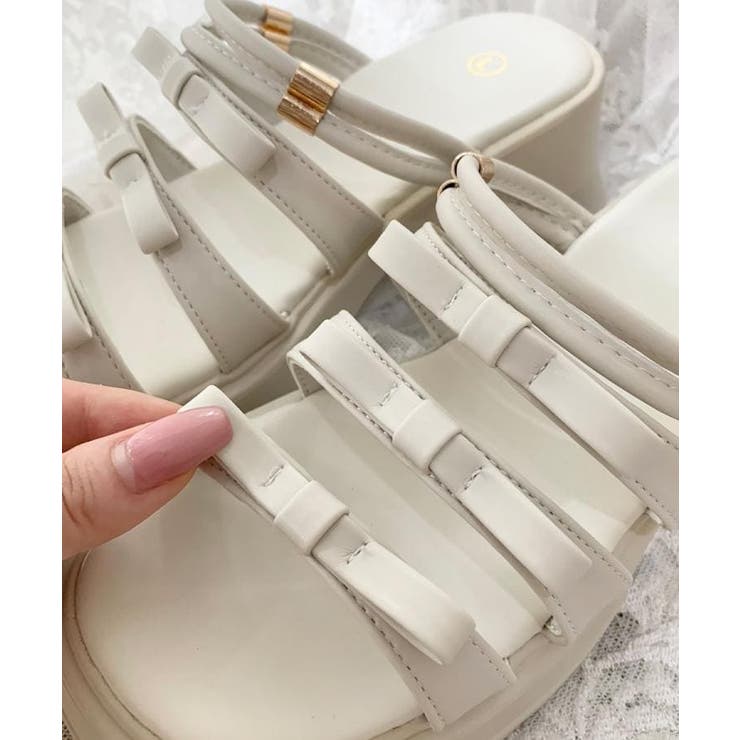 3連リボンバレエコアサンダル | ESPERANZA | 詳細画像3 