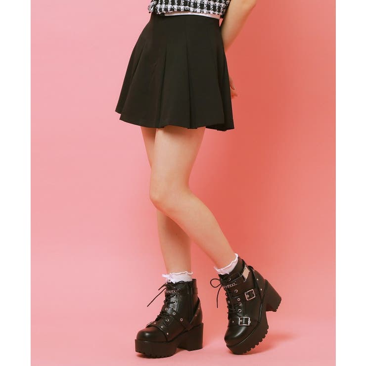 厚底ベルト付きブーツ | ESPERANZA | 詳細画像6 