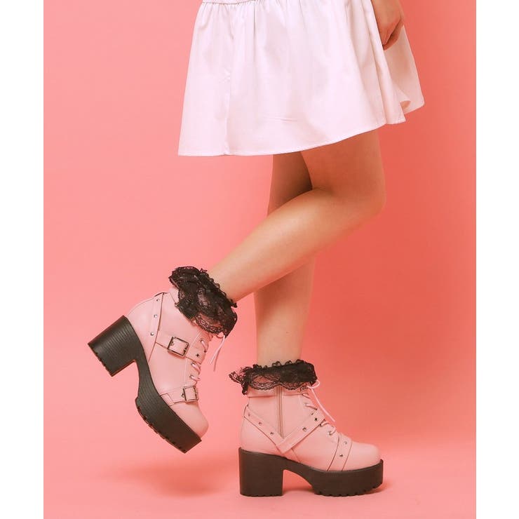 厚底ベルト付きブーツ | ESPERANZA | 詳細画像11 