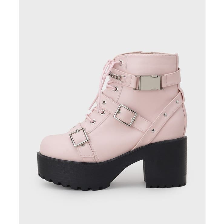 厚底ベルト付きブーツ | ESPERANZA | 詳細画像21 