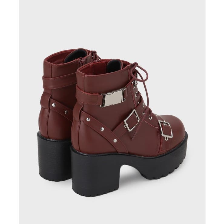 厚底ベルト付きブーツ | ESPERANZA | 詳細画像24 