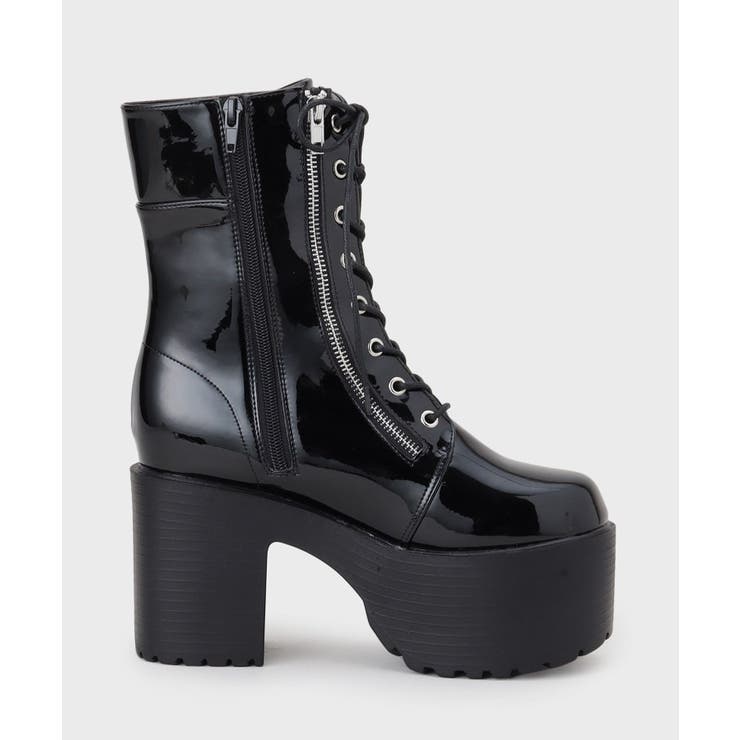 厚底サイドジップミドル丈ブーツ | ESPERANZA | 詳細画像13 