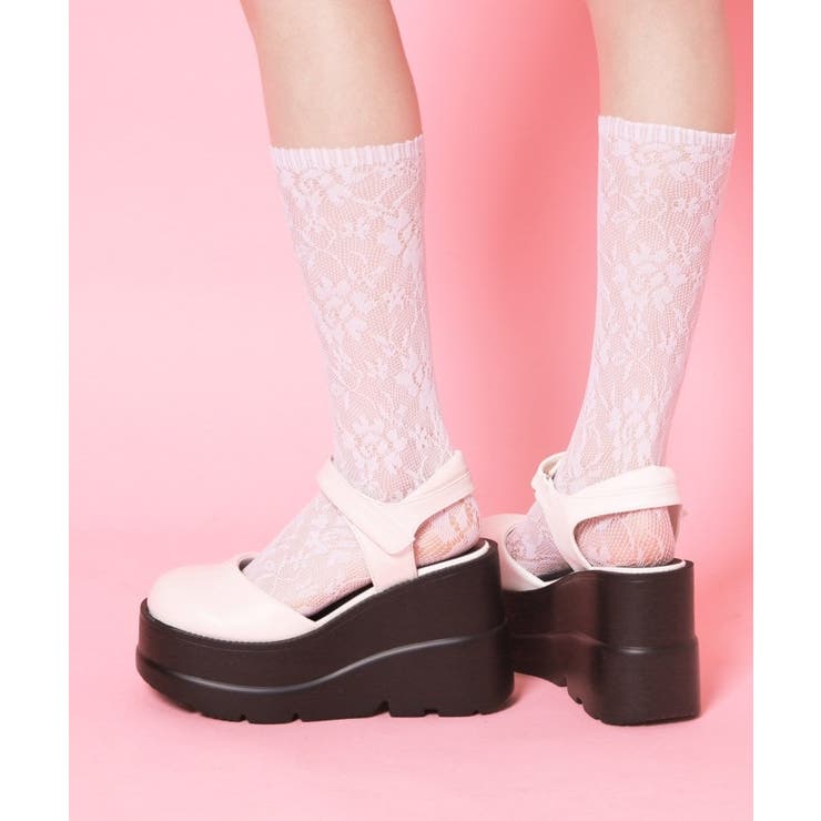 厚底ストラップパンプス | ESPERANZA | 詳細画像1 