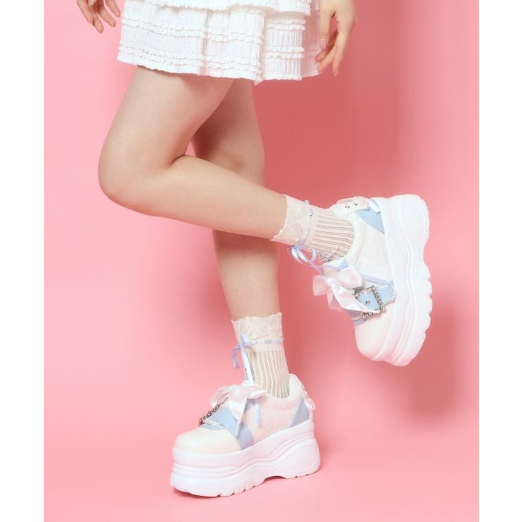 夢見る厚底十字架キラキラスニーカー | ESPERANZA | 詳細画像13 