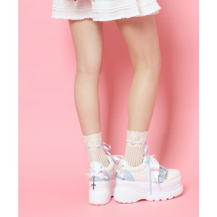 夢見る厚底十字架キラキラスニーカー | ESPERANZA | 詳細画像14 