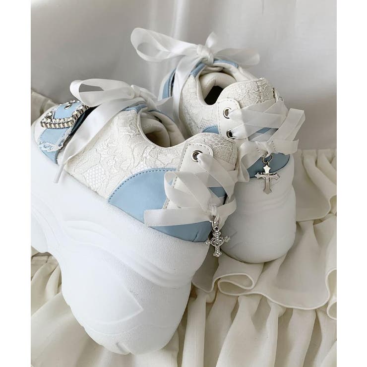 夢見る厚底十字架キラキラスニーカー | ESPERANZA | 詳細画像11 