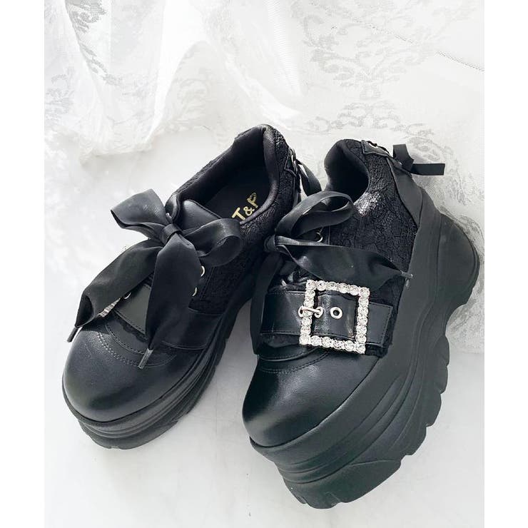 夢見る厚底十字架キラキラスニーカー | ESPERANZA | 詳細画像7 