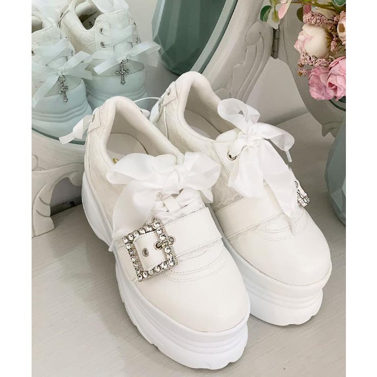 夢見る厚底十字架キラキラスニーカー | ESPERANZA | 詳細画像2 