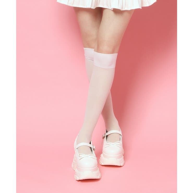 厚底ストラップリボンパンプス | ESPERANZA | 詳細画像4 