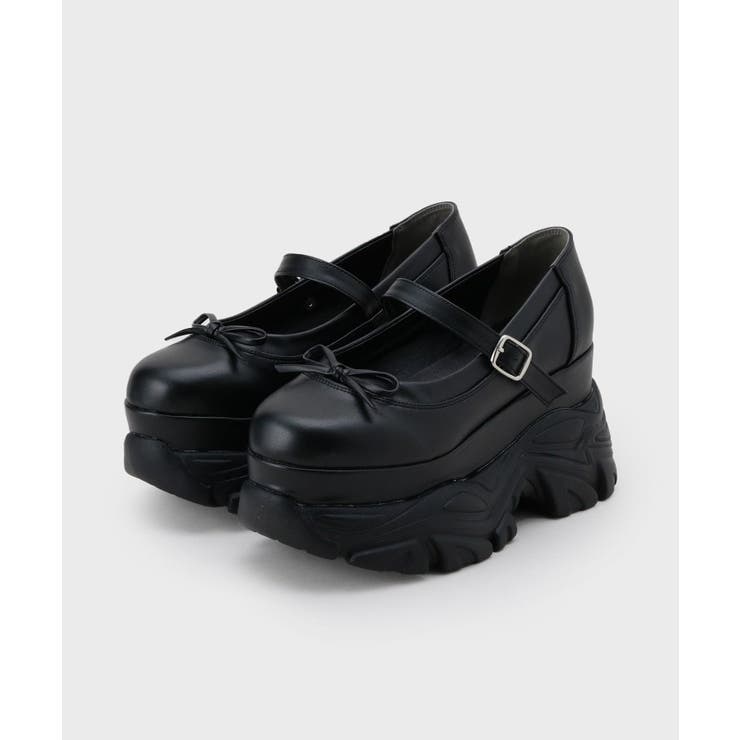 厚底ストラップリボンパンプス | ESPERANZA | 詳細画像14 