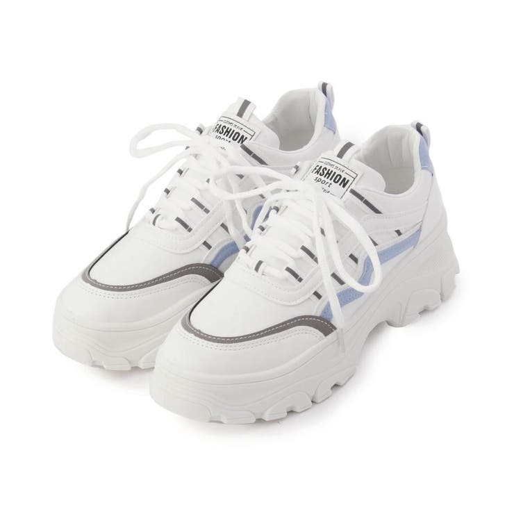 厚底カラーラインスニーカー | ESPERANZA | 詳細画像2 