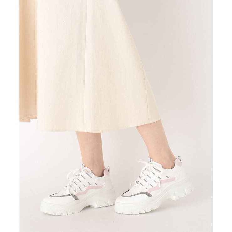 厚底カラーラインスニーカー | ESPERANZA | 詳細画像8 