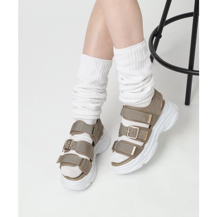 軽量厚底ソール ゴールドベルトスポーツサンダル | ESPERANZA | 詳細画像26 