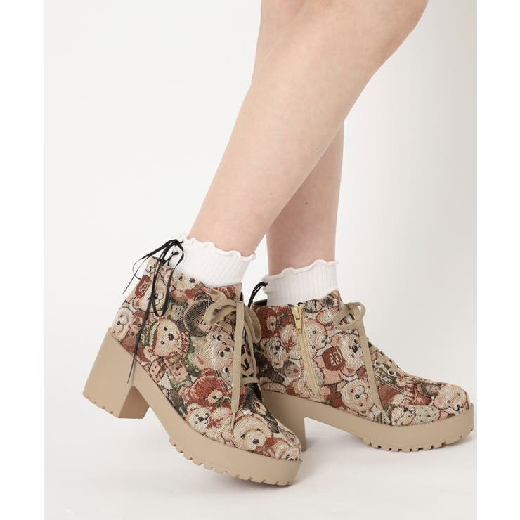 【らくちん履き心地】一体厚底レースアップブーツ | ESPERANZA | 詳細画像7 